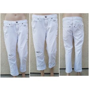 Joe's Jeans Ex-Lover Crop Distressed Boyfriend 28